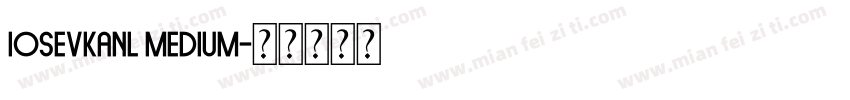 IosevkaNL Medium字体转换